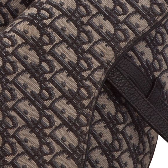 Pre-Loved Dior Oblique Canvas Saddle Crossbody - Picture 8 of 11